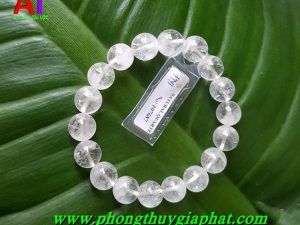 Vòng đeo tay thạch anh trắng