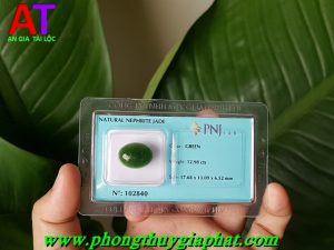 Mặt dây chuyền cẩm thạch xanh