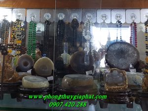 Tượng phật di lặc đá mã não để bàn