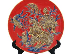 Đĩa gốm trang trí bát tràng