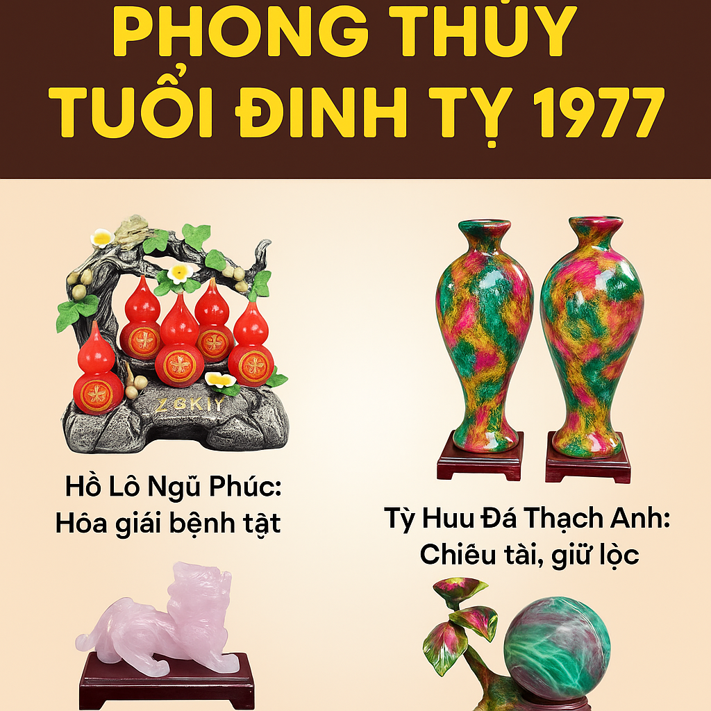 Phong thuỷ tuổi đinh tỵ 1977